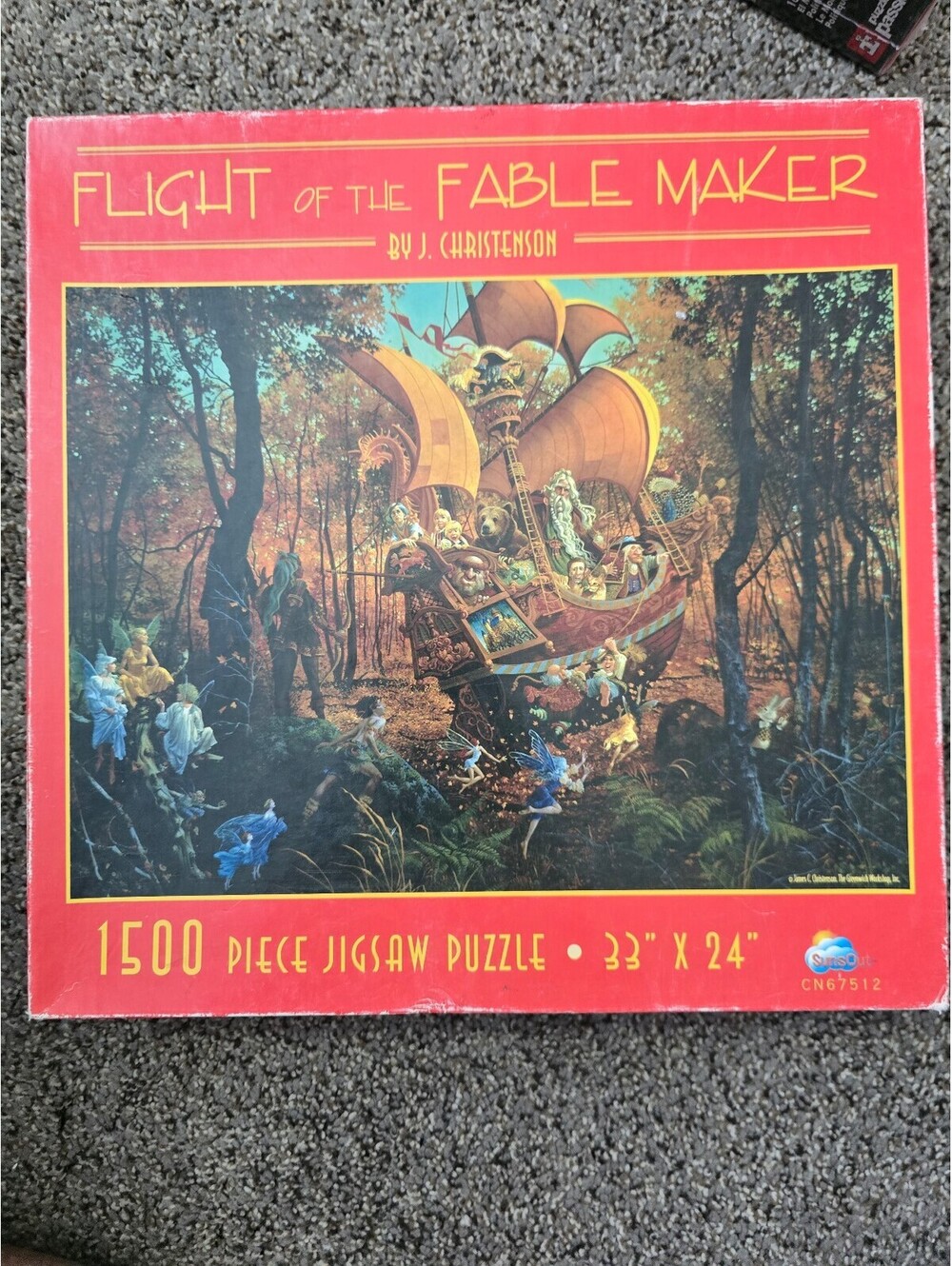 Flight of the Fable Maker 1500 Piece Jigsaw Puzzle by J. Christenson